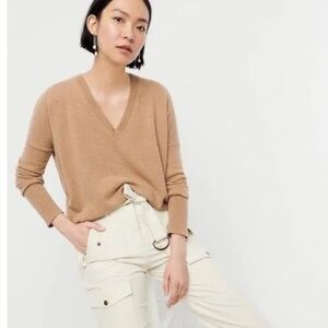 J.Crew Cashmere Oversized Boyfriend Sweater